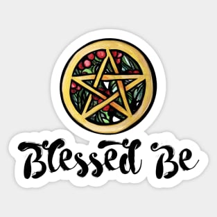 Blessed Be Pentacle Sticker